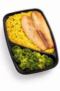 Tilapia with Broccoli and Yellow Rice 300 G