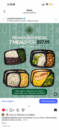 Weekly meal prep with 7 meals of 500 G each and 2 deserts on us.