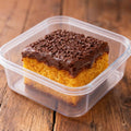 Sugar-Free Carrot Cake with Chocolate Topping